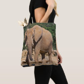 Sac tout imprimé éléphant de mer (De près)