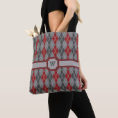 Sac tout-sur-impression Jacquard cendres et membre (De près)