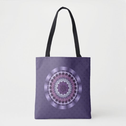 Sac Tout-Sur-Imprimé Mandala (Devant)