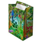 Sac tropical de cadeau de jungle de perroquet (Devant Angle)