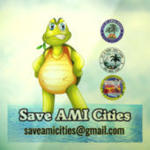 SAC Turtle Logo Window Cling Raamsticker (Vel 3)