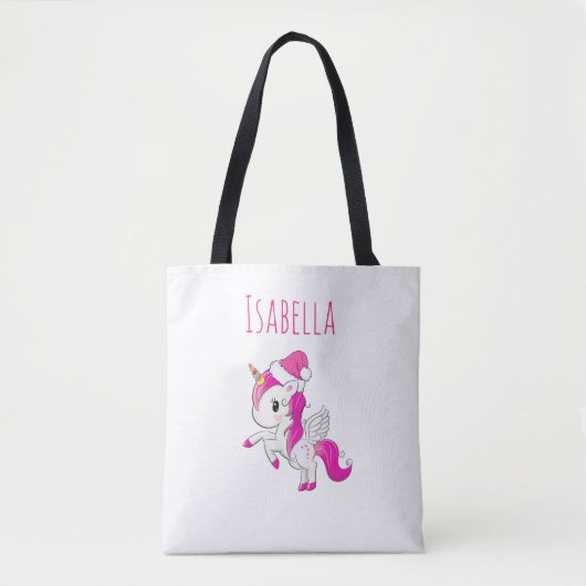 Sac Unicorne pour fille personnalisée (Devant)