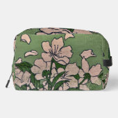 Sac vert à fleurs roses (Verso)