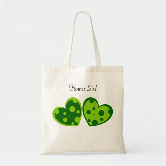 Sac vert de coeurs (Devant)