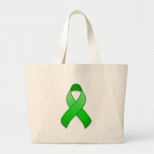 Sac vert de ruban de conscience