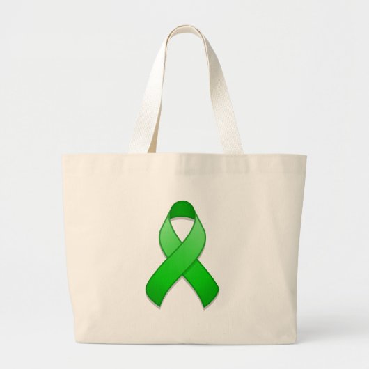 Sac vert de ruban de conscience (Devant)