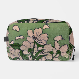 Sac Vert Fleur Rose