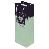 Sac vin &agrave; personnaliser avec image et logo  (Dos Angle)