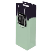 Sac vin &agrave; personnaliser avec image et logo  (Devant Angle)