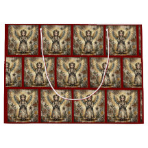 Sac vintage d'ange en art folklorique