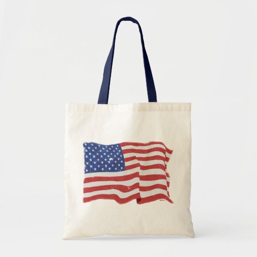Sac vintage de drapeau américain (Devant)