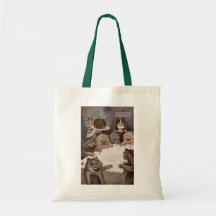 Sac vintage de fête de Noël de chats de Louis Wa