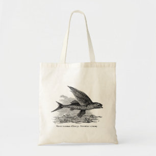 Sac vintage de poissons de vol. Illustration
