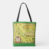 Sac vintage des îles Bahamas illustré (Dos)