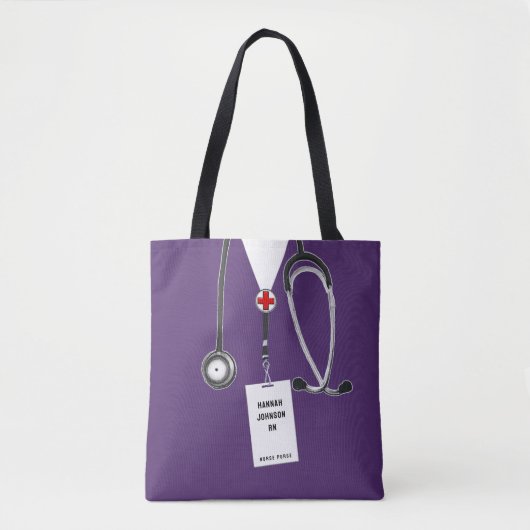 Sac Violet Infirmière (Devant)