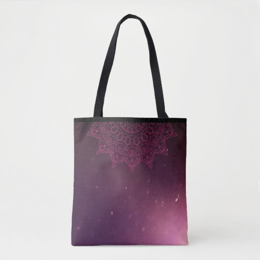 Sac violet Mandala (Devant)