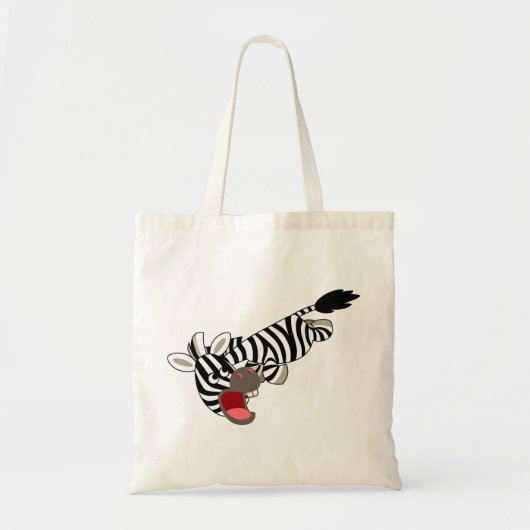 Sac Zebra pour caricature à carreaux mignons (Devant)