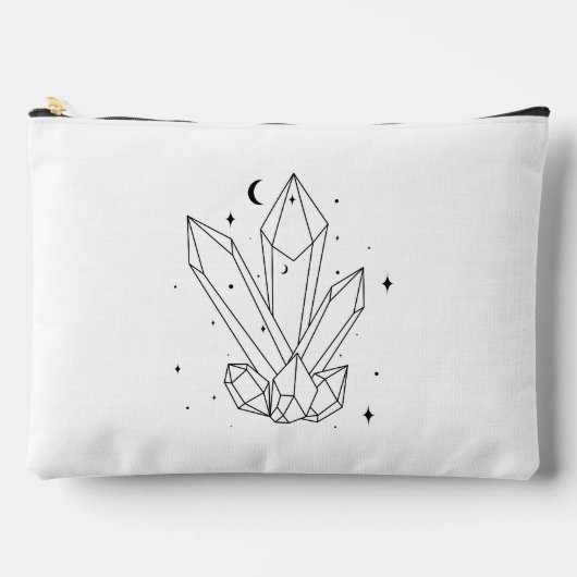 Sac zip en cristal moyen (Recto)