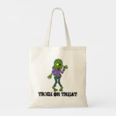 Sac Zombie Cartographie Ou Traitement Halloween (Dos)
