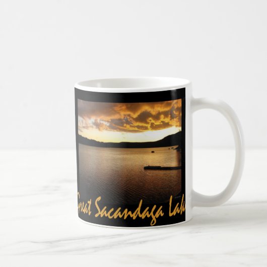 Sacandaga Sunset Yellow Koffiemok (Rechts)