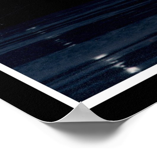 Sace Shuttle 's nachts Poster (Hoek)