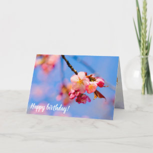 Sacharovbloemen, knoppen en de blauwe hemel van de kaart
