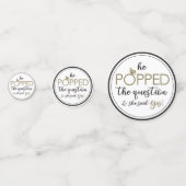 Sachet de confettis pour demande en mariage (Derrière)