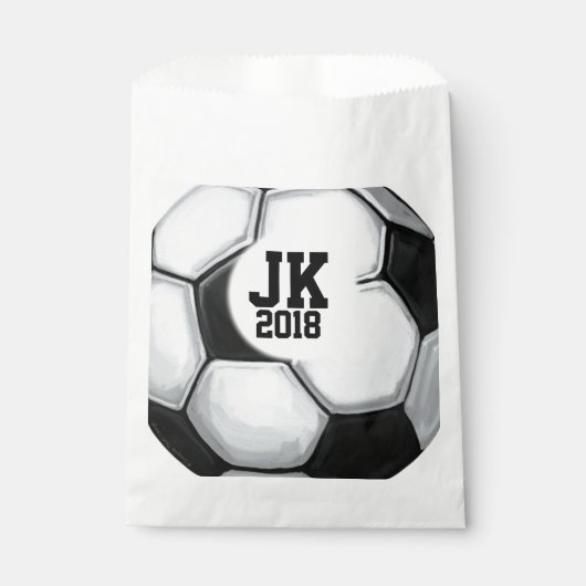 Sachets En Papier 12de12 Soccer Ball Custom Favor Bag (Devant)