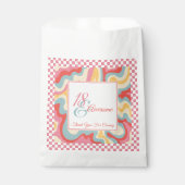 Sachets En Papier 18 et Awesome Pink Super Check Anniversaire (Devant)
