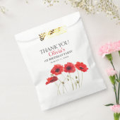 Sachets En Papier 1er Anniversaire Fête Poppies Bébé Fille (Scellé)