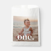 Sachets En Papier 1er anniversaire Photo - un (Devant)