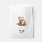 Sachets En Papier 1er anniversaire Wild One ours moderne élégante fê (Devant)