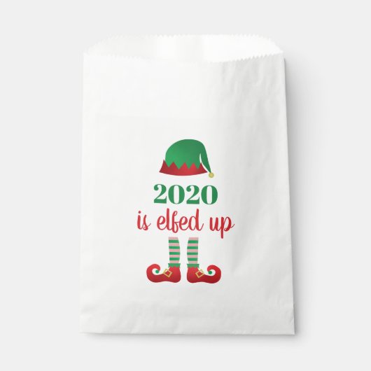 Sachets En Papier 2020 Est Elfed Up Funny Noël Disant (Devant)