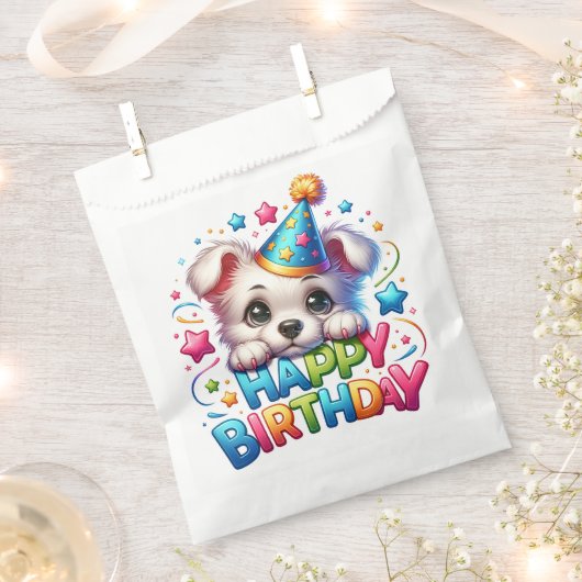 Sachets En Papier #27 Joyeux Anniversaire (Coupé)