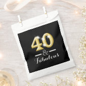 Sachets En Papier 40 et fabuleux anniversaire d'or noir (Coupé)
