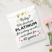 Sachets En Papier 40ème anniversaire du Mariage I - Ruby Funny Coupl (Scellé)