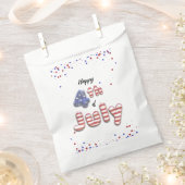 Sachets En Papier 4 juillet Étoiles Ballons à huile (Coupé)