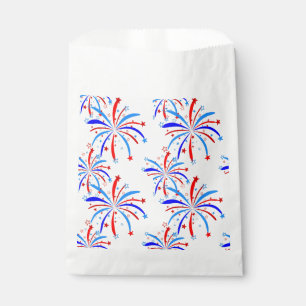 Sachets En Papier 4 juillet indépendance feux d'artifice stars