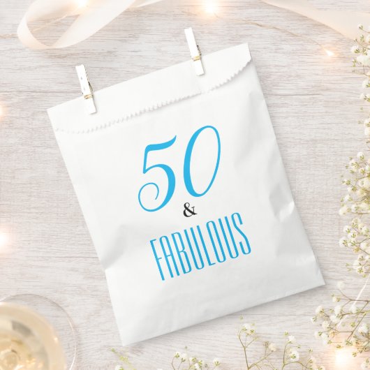Sachets En Papier 50 Et Fabuleuse fête d'anniversaire (Coupé)