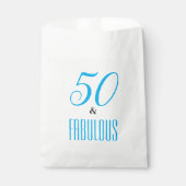 Sachets En Papier 50 Et Fabuleuse fête d'anniversaire (Devant)