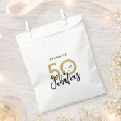 Sachets En Papier 50 et fabuleux anniversaire (Coupé)