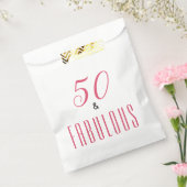 Sachets En Papier 50 Et Fabuleux Anniversaire Fête Favor Sac (Scellé)