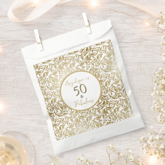 Sachets En Papier 50 & Fabuleux 50e anniversaire de l'or des perles (Coupé)