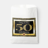 Sachets En Papier 50e anniversaire d'or (Devant)