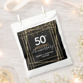Sachets En Papier 50e anniversaire du Mariage Favor Bags (Coupé)