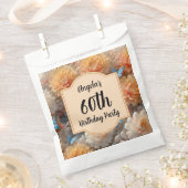 Sachets En Papier 60e fête d'anniversaire (Coupé)