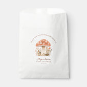 Sachets En Papier A Little Fun Guy Mushroom Baby Shower  (Devant)