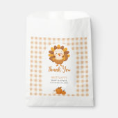 Sachets En Papier A Little Turkey Baby Shower Thanksgiving (Devant)