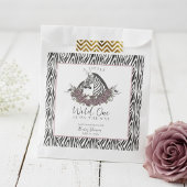 Sachets En Papier A Little Wild One Zebra Print Kids