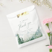 Sachets En Papier A Sweet Thank You Sage Mountain Forest Rustic (Scellé)